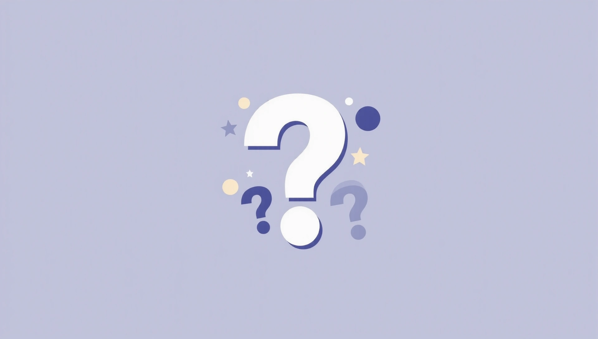 Icono de signo de interrogación minimalista en un diseño limpio y moderno con formas abstractas sutiles, transmitiendo claridad y respuestas.